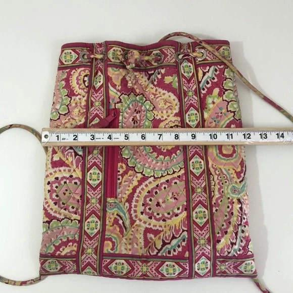 Vera Bradley Capri Melon Drawstring Backpack - Picture 6 of 8